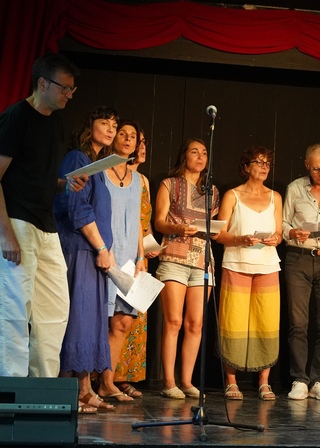 Cours de chant collectif, Colonie de vacances Ulysséo, Chant-chorale